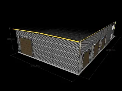 Garage Renault Free 3D model