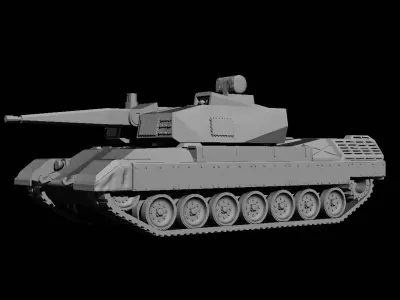 Leopard 1 skyranger30 air defend 3D print model