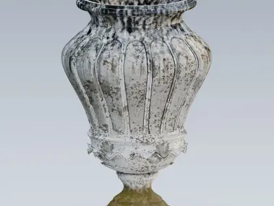 Garden urn planter15 3D model