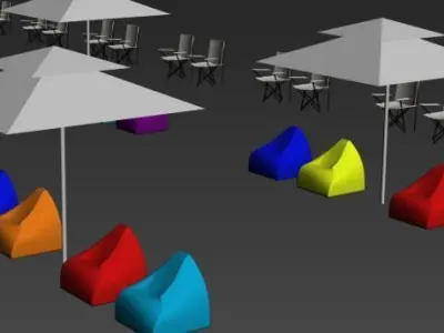 reat area Free 3D model
