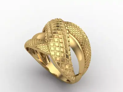 Women Plain Ring STL Models Womens Ring 3dmodels 3D print model 3D print model 33