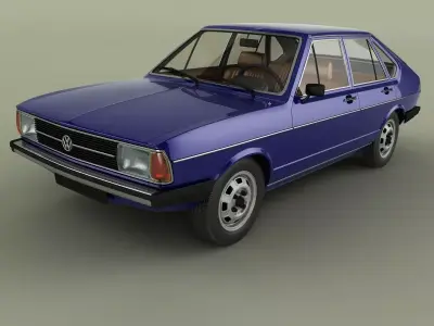 Volkswagen Passat B1 Brazil 3D model