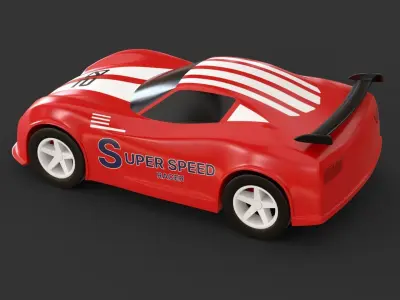 toy racing car  3D model