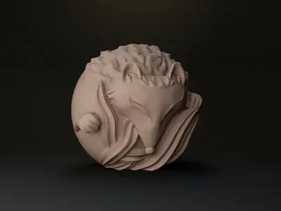 fox candel 3D print model