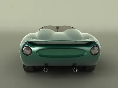 Jaguar XK 180  Concept 3D model