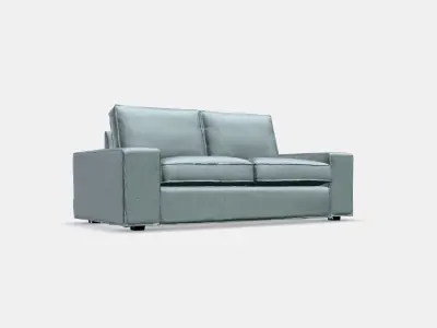 KIVIK Cover two-seat sofa Low-poly 3D model