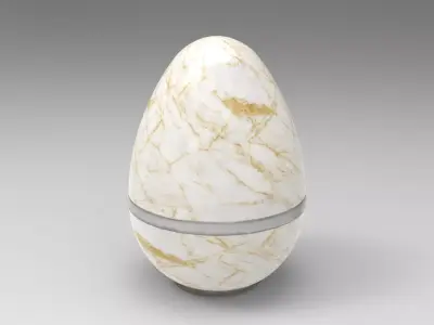 Nina Egg Cup Low-poly 3D model