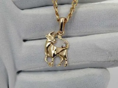 zodiac sign taurus 3D model