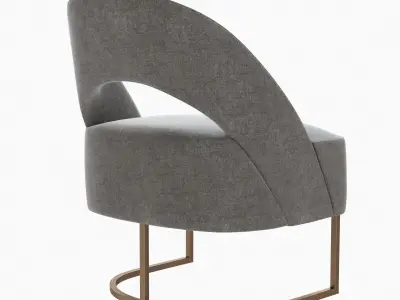 Alma Armchair Hugues Chevalier 3D model