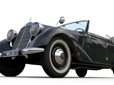 MERCEDES-BENZ TYPE 170V CABRIOLET B 1936 3D model