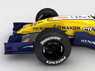 F1 2007 ING Renault R27 3D model
