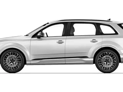 Audi SQ7 2025 3D model