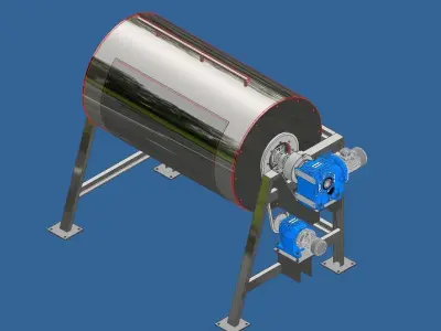 Compost Mixer 3D print model