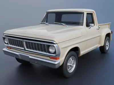 F-100 1970 3D print model