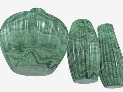 Ceramic Vases 3-set 02 3D model
