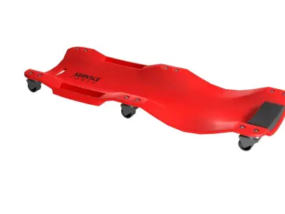 Service Creeper Set Low-poly 3D model