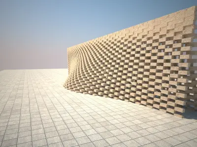Parametric Wall 3D model