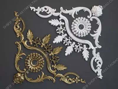 Decoration plaster Free 3D model