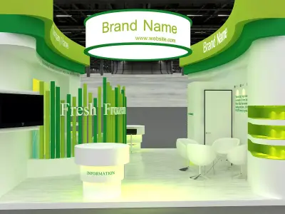 exhibition 3D model 3