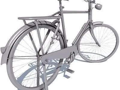 3D Street Bicycle 3D model