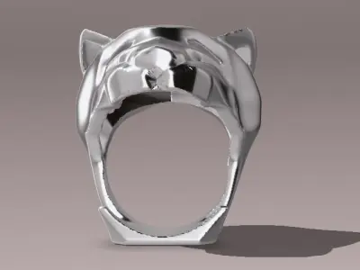 Panther ring 3D model