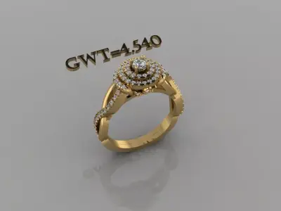 FASION RING 3D model 13