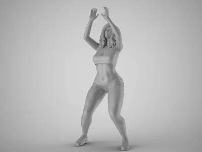 Volleyball Girl 3 3D print model