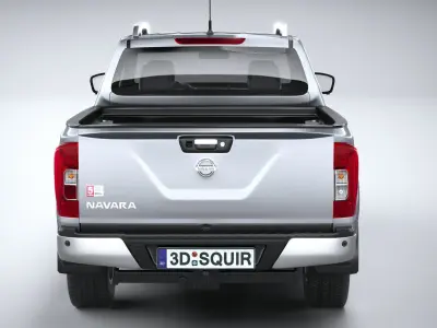 Nissan Navara DoubleCab regular 2020  3D model