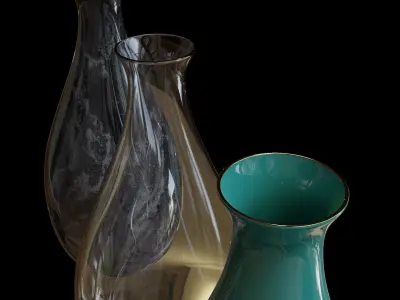 Vase - Cycles and Eevee Low-poly 3D model