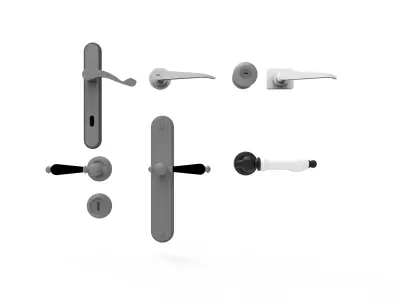 door handle 4 3D model