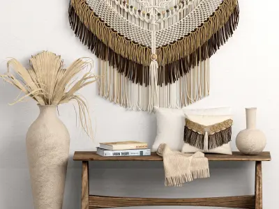 macrame decor 3D Model Collection