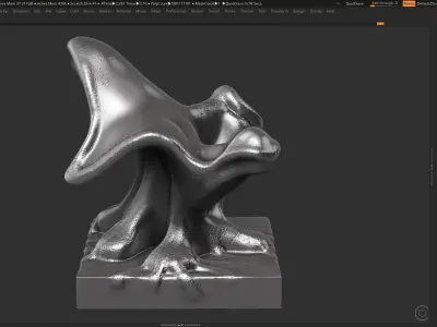 Modern Abstract Decorative sculpture 3d print model 3D print model 9