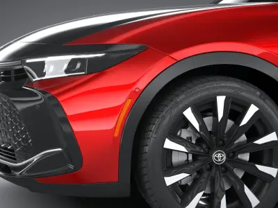 Toyota Crown Platinum 2023 3D model