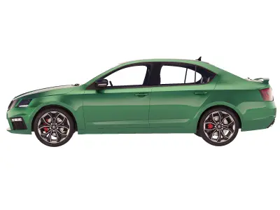 Skoda Octavia RS 2017 3D model