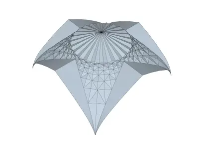 Dome24 kite 3D model