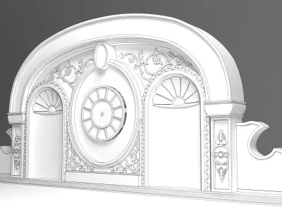 Wedding Stage 3D model 12