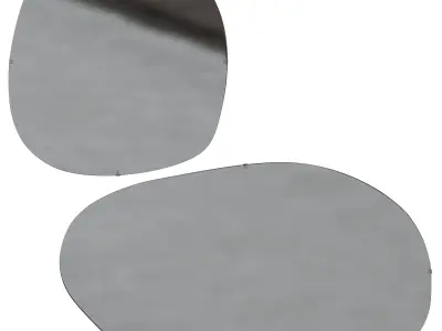 Asymmetric mirror by HM Home 3D model