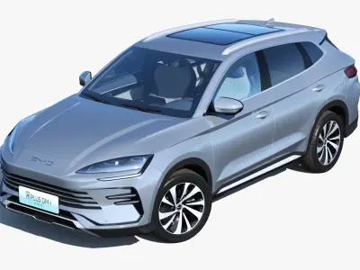 2024 BYD Seal U Song Plus dm-i  with interior 3D model