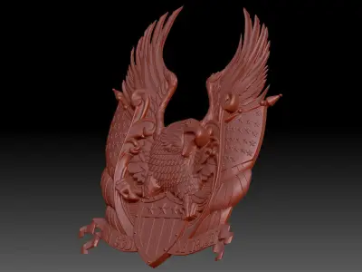 eagle 3D print model 3