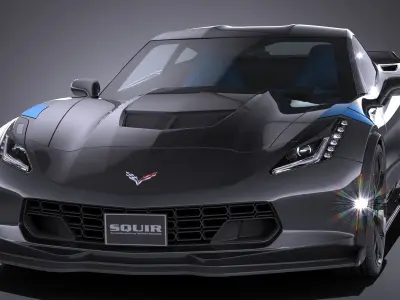 Chevrolet Corvette Grand Sport CG 2017 3D model