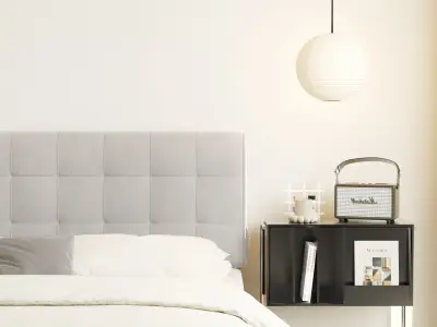 Bedroom 3D Rendering Interior 3D model