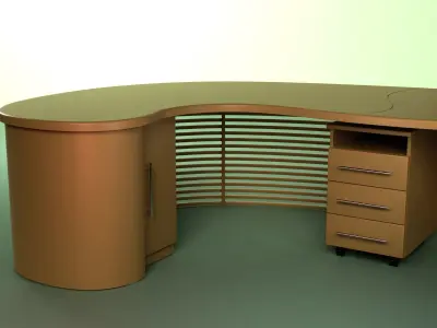  office table 3D model