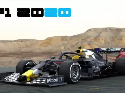 F1 White Bull WB16 2020 3D model