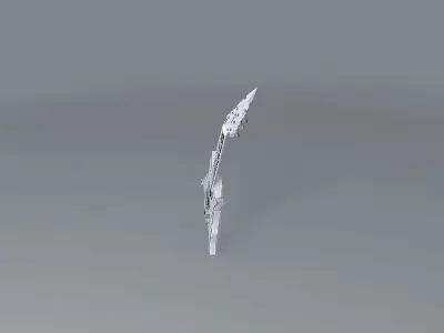 The Phoenix guitar Free 3D model