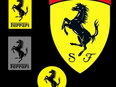 Ferrari SF90 Stradale 2021 Low-poly 3D model