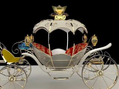 Chinese carriage 3D model