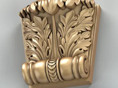 Corbel 010 3D model