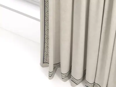 Curtains 55 3D model
