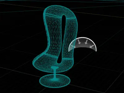 PlusHalle Hannah Chair UE4 Low-poly 3D model