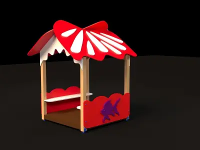 Playgrounds playground set 3D model
